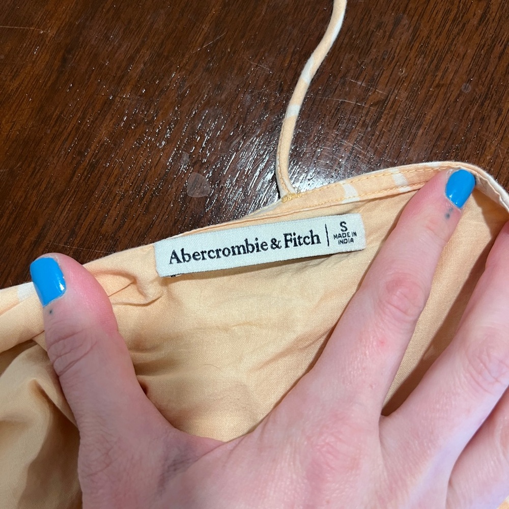 Abercrombie & Fitch Cream Mini Dress